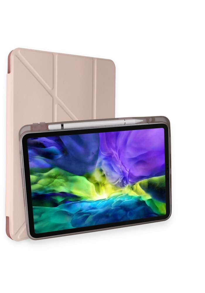 Bisepetim iPad 2022 10.9 (10.nesil) Kılıf Kalemlikli Hugo Tablet Kılıfı